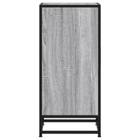 Thumbnail for Sideboard Grau Sonoma 35,5x35x76 cm Holzwerkstoff und Metall