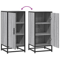 Thumbnail for Sideboard Grau Sonoma 35,5x35x76 cm Holzwerkstoff und Metall