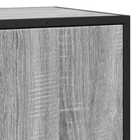 Thumbnail for Sideboard Grau Sonoma 35,5x35x76 cm Holzwerkstoff und Metall