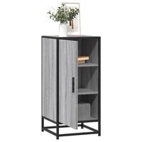 Thumbnail for Sideboard Grau Sonoma 35,5x35x76 cm Holzwerkstoff und Metall