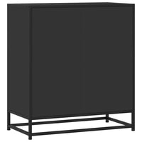 Thumbnail for Sideboard Schwarz 68x35x76 cm Holzwerkstoff und Metall