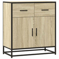 Thumbnail for Sideboard Sonoma-Eiche 68x35x76 cm Holzwerkstoff und Metall