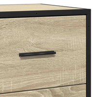 Thumbnail for Sideboard Sonoma-Eiche 68x35x76 cm Holzwerkstoff und Metall