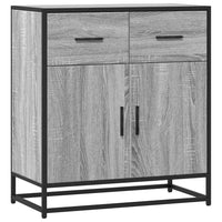 Thumbnail for Sideboard Grau Sonoma 68x35x76 cm Holzwerkstoff und Metall