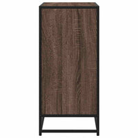 Thumbnail for Sideboard Braun Eichen-Optik 68x35x76 cm Holzwerkstoff & Metall