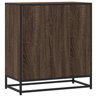 Thumbnail for Sideboard Braun Eichen-Optik 68x35x76 cm Holzwerkstoff & Metall