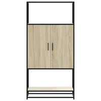 Thumbnail for Highboard Sonoma-Eiche 68x35x139 cm Holzwerkstoff und Metall