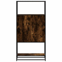 Thumbnail for Highboard Räuchereiche 68x35x139 cm Holzwerkstoff und Metall