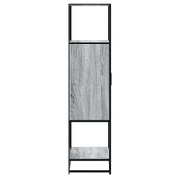 Thumbnail for Highboard Grau Sonoma 68x35x139 cm Holzwerkstoff und Metall