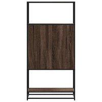Thumbnail for Highboard Braun Eichen-Optik 68x35x139 cm Holzwerkstoff Metall