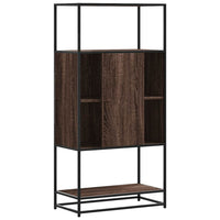 Thumbnail for Highboard Braun Eichen-Optik 68x35x139 cm Holzwerkstoff Metall