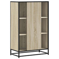 Thumbnail for Highboard Sonoma-Eiche 68x35x106,5 cm Holzwerkstoff Metall
