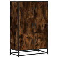 Thumbnail for Highboard Räuchereiche 68x35x106,5 cm Holzwerkstoff Metall