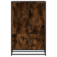 Thumbnail for Highboard Räuchereiche 68x35x106,5 cm Holzwerkstoff Metall