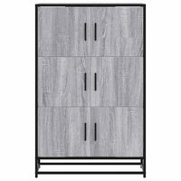 Thumbnail for Highboard Grau Sonoma 68x35x106,5 cm Holzwerkstoff und Metall
