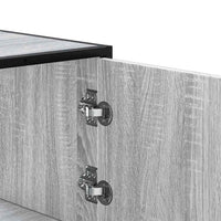 Thumbnail for Highboard Grau Sonoma 68x35x106,5 cm Holzwerkstoff und Metall