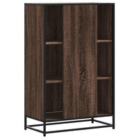 Thumbnail for Highboard Braun Eichen-Optik 68x35x106,5cm Holzwerkstoff Metall