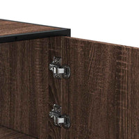 Thumbnail for Highboard Braun Eichen-Optik 68x35x106,5cm Holzwerkstoff Metall