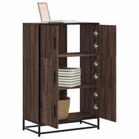 Thumbnail for Highboard Braun Eichen-Optik 68x35x106,5cm Holzwerkstoff Metall