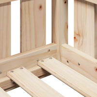 Thumbnail for Kinderbett Hausbett 70x140 cm Massivholz Kiefer