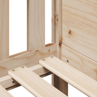 Thumbnail for Kinderbett Hausbett 70x140 cm Massivholz Kiefer