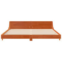 Thumbnail for Massivholzbett ohne Matratze Wachsbraun 180x200 Kiefernholz