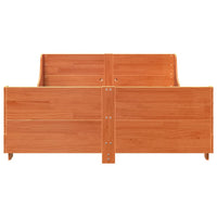 Thumbnail for Massivholzbett ohne Matratze Wachsbraun 120x200 cm Kiefernholz