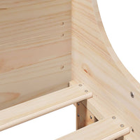 Thumbnail for Massivholzbett ohne Matratze 90x190 cm Kiefernholz