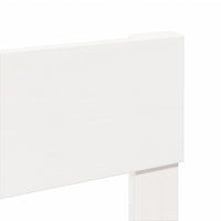 Thumbnail for Massivholzbett ohne Matratze Weiß 90x200 cm Kiefernholz