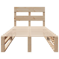 Thumbnail for Massivholzbett ohne Matratze 90x190 cm Kiefernholz