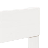 Thumbnail for Massivholzbett ohne Matratze Weiß 90x190 cm Kiefernholz