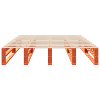 Thumbnail for Massivholzbett ohne Matratze Wachsbraun 120x190 cm Kiefernholz