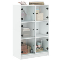 Thumbnail for Highboard mit Türen Weiß 68x37x109 cm Holzwerkstoff