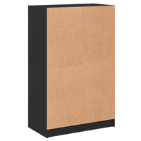 Thumbnail for Highboard mit Türen Schwarz 68x37x109 cm Holzwerkstoff