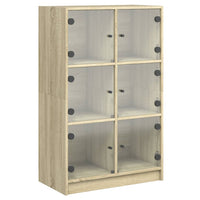 Thumbnail for Highboard mit Türen Sonoma-Eiche 68x37x109 cm Holzwerkstoff