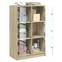 Thumbnail for Highboard mit Türen Sonoma-Eiche 68x37x109 cm Holzwerkstoff
