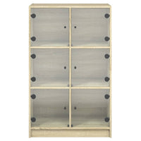 Thumbnail for Highboard mit Türen Sonoma-Eiche 68x37x109 cm Holzwerkstoff