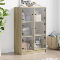 Thumbnail for Highboard mit Türen Sonoma-Eiche 68x37x109 cm Holzwerkstoff