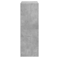 Thumbnail for Highboard mit Türen Betongrau 68x37x109 cm Holzwerkstoff