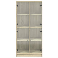 Thumbnail for Highboard mit Türen Sonoma-Eiche 68x37x142 cm Holzwerkstoff