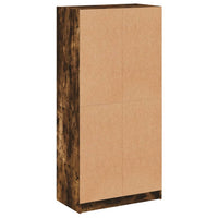 Thumbnail for Highboard mit Türen Räuchereiche 68x37x142 cm Holzwerkstoff