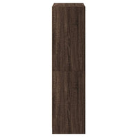 Thumbnail for Highboard mit Türen Braun Eiche-Optik 68x37x142cm Holzwerkstoff