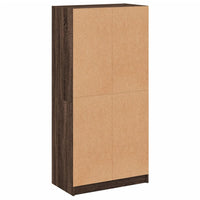 Thumbnail for Highboard mit Türen Braun Eiche-Optik 68x37x142cm Holzwerkstoff
