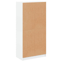 Thumbnail for Highboard mit Türen Weiß 68x37x142 cm Holzwerkstoff