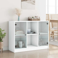 Thumbnail for Sideboard Weiß 102x37x75,5 cm Holzwerkstoff