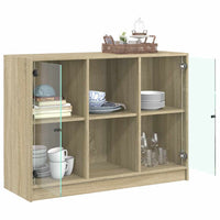 Thumbnail for Sideboard Sonoma-Eiche 102x37x75,5 cm Holzwerkstoff