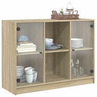 Thumbnail for Sideboard Sonoma-Eiche 102x37x75,5 cm Holzwerkstoff