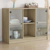 Thumbnail for Sideboard Sonoma-Eiche 102x37x75,5 cm Holzwerkstoff