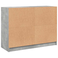 Thumbnail for Sideboard Betongrau 102x37x75,5 cm Holzwerkstoff
