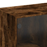 Thumbnail for Sideboard Räuchereiche 102x37x75,5 cm Holzwerkstoff